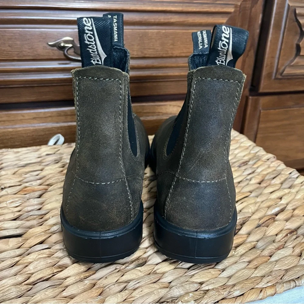 Blundstone Boots #1615 Waxed Suede US M 9/W 11 - Picture 5 of 9